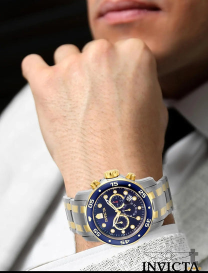 Relógio de Pulso Invicta Pro Diver Azul / Prata - 0077 Truedata