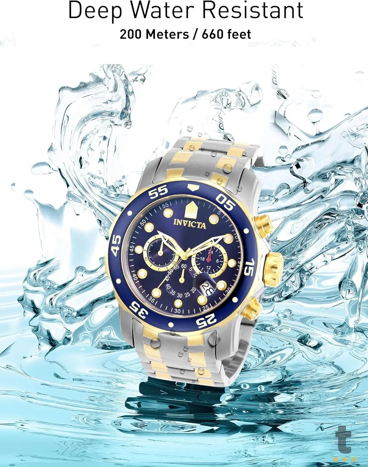 Relógio de Pulso Invicta Pro Diver Azul / Prata - 0077 Truedata