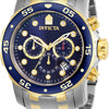 Relógio de Pulso Invicta Pro Diver Azul / Prata - 0077 Truedata