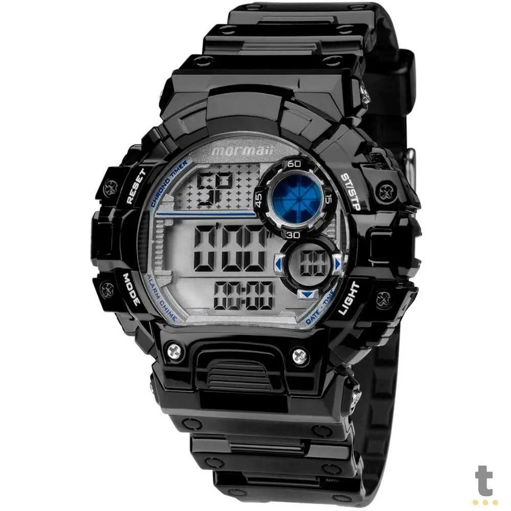 Relógio de Pulso Mormaii Acqua Pro em Silicone Preto - MO13613A/8P Truedata