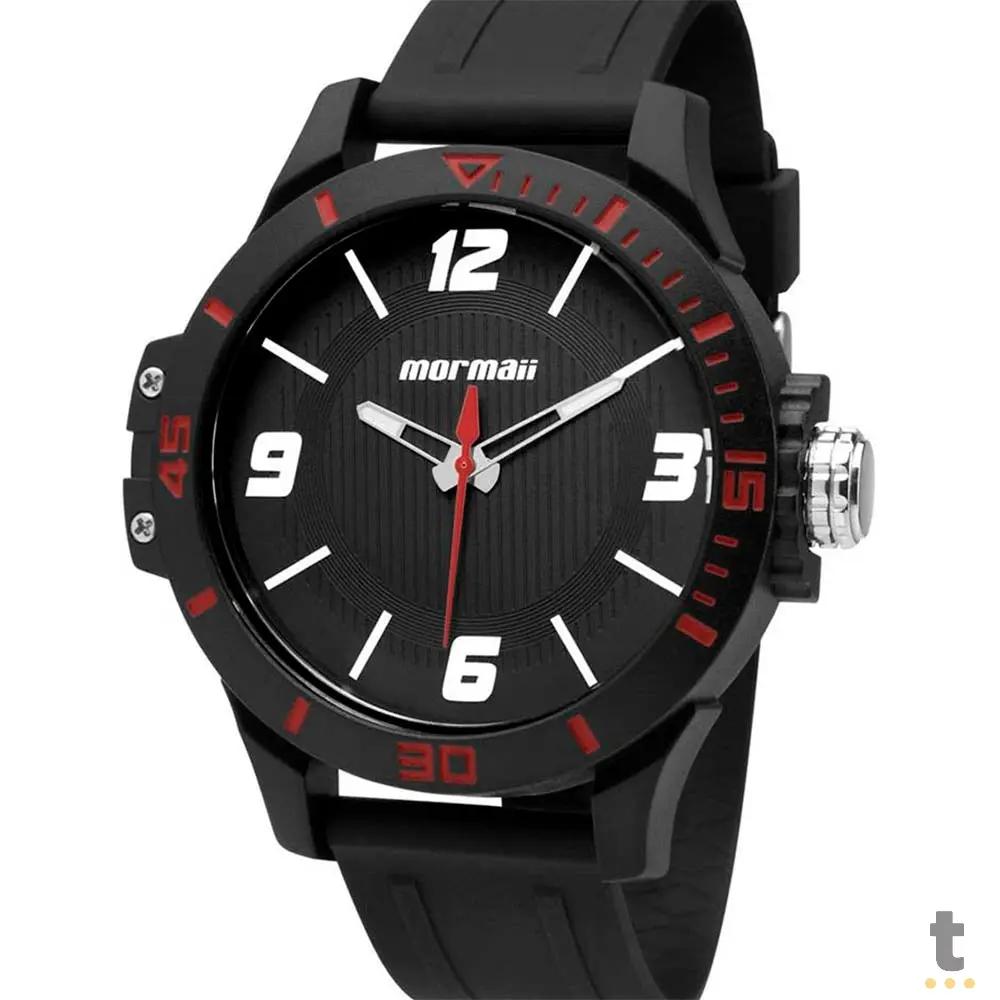 Relógio de Pulso Mormaii Acqua em Silicone Preto - MO2035FL/8R Truedata