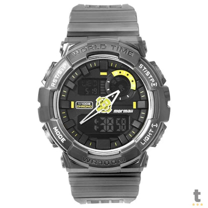 Relógio de Pulso Mormaii Action em Silicone Cinza - MO19781AA/8Y Truedata