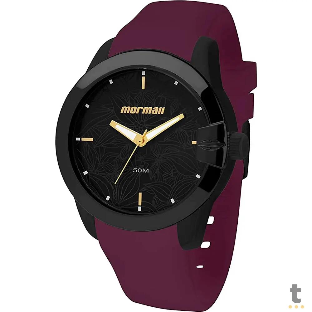 Relógio de Pulso Mormaii Luau em Silicone Roxa - MO2036IV/8N Truedata