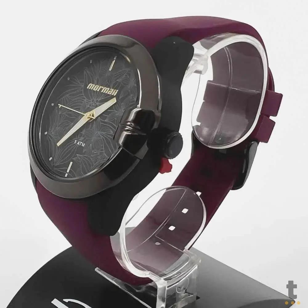 Relógio de Pulso Mormaii Luau em Silicone Roxa - MO2036IV/8N Truedata