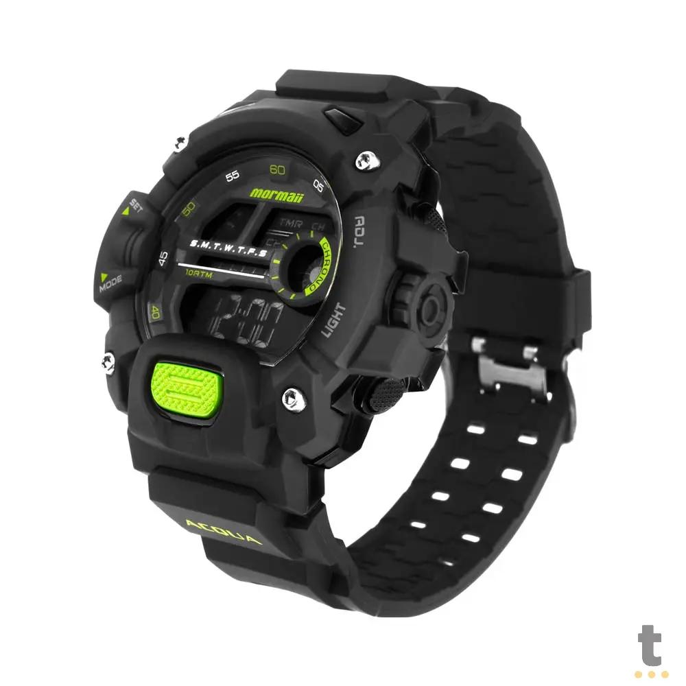 Relógio de Pulso Mormaii Lumi em Silicone Preto - MO1132AG/8V Truedata