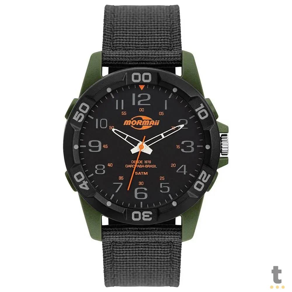 Relógio de Pulso Mormaii On The Road em Nylon Verde - MO2035KH/8V Truedata