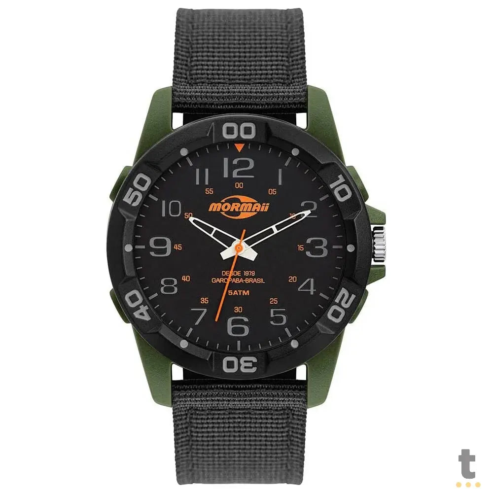 Relógio de Pulso Mormaii On The Road em Nylon Verde - MO2035KH/8V Truedata