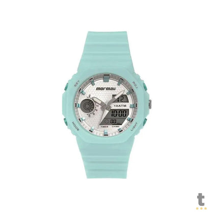 Relógio de Pulso Mormaii Sports em Polimero Azul Claro - MO12800/8E Truedata
