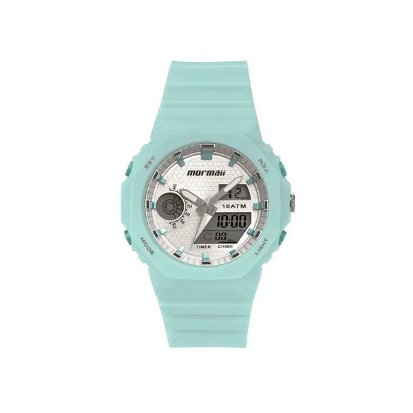 Relógio de Pulso Mormaii Sports em Polimero Azul Claro - MO12800/8E