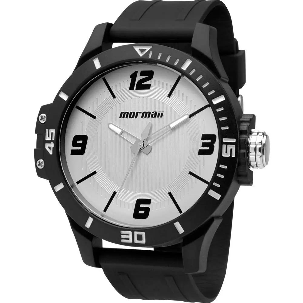 Relógio de Pulso Mormaii Wave em Silicone Preto - MO2035FL/8B Truedata