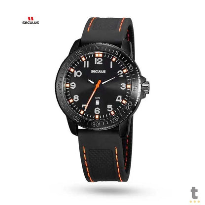 Relógio de Pulso Seculus Action Preto - 20946GPSVPU2 Truedata