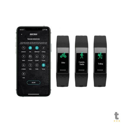 Relógio de Pulso SmartWatch Band Mormaii Preto - MOID151AA/8P Truedata
