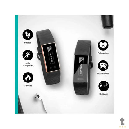 Relógio de Pulso SmartWatch Band Mormaii Preto - MOID151AA/8P Truedata