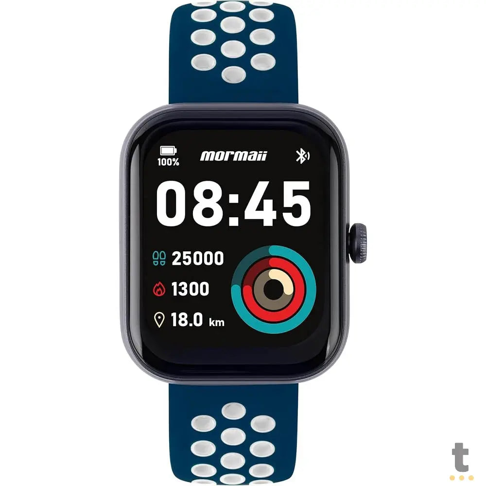 Relógio de Pulso SmartWatch Mormaii Life Azul - MOLIFEUAN/8A Truedata