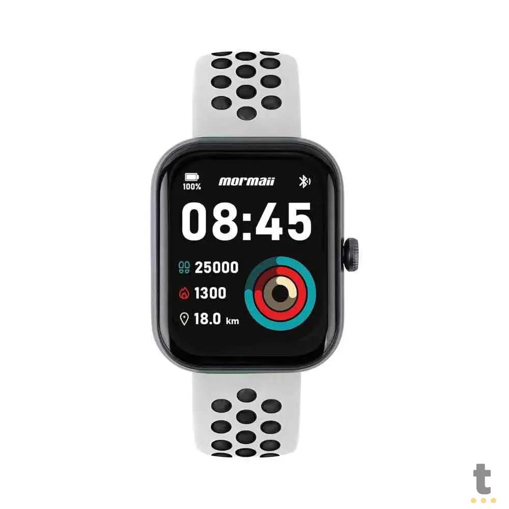 Relógio de Pulso SmartWatch Mormaii Life Branco - MOLIFEUAM/8B Truedata