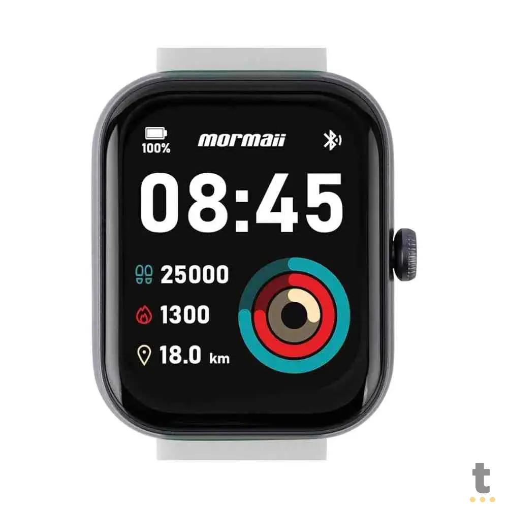 Relógio de Pulso SmartWatch Mormaii Life Branco - MOLIFEUAM/8B Truedata