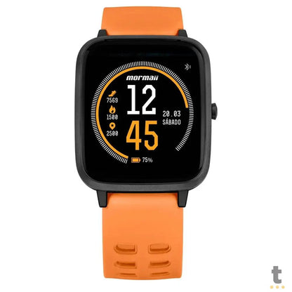 Relógio de Pulso SmartWatch Mormaii Life Laranja - MOLIFEAK/8L Truedata