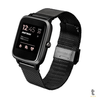 Relógio de Pulso SmartWatch Mormaii Life Preto - MOLIFEAI/7P Truedata