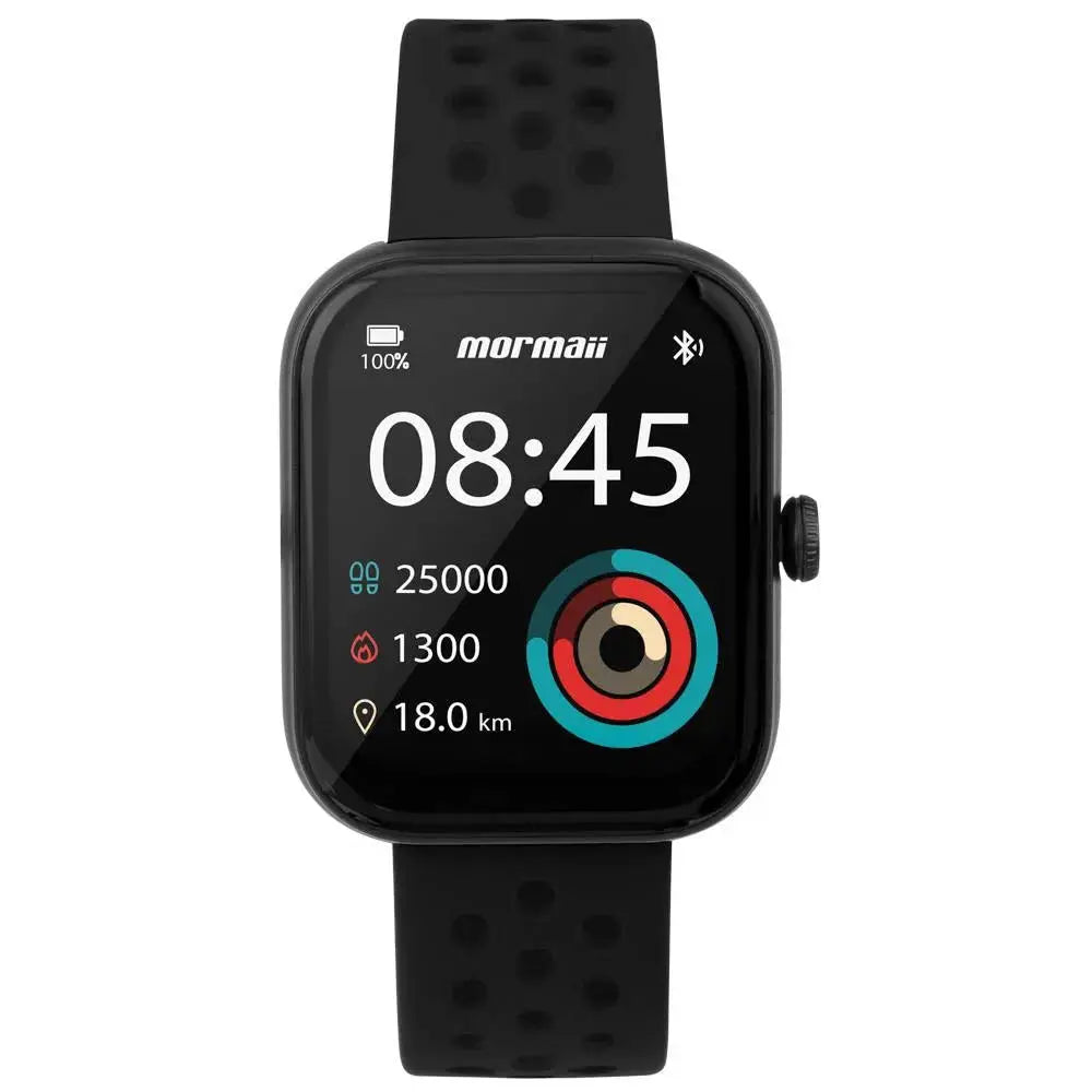 Relógio de Pulso SmartWatch Mormaii Life Preto - MOLIFEUAI/8P Truedata