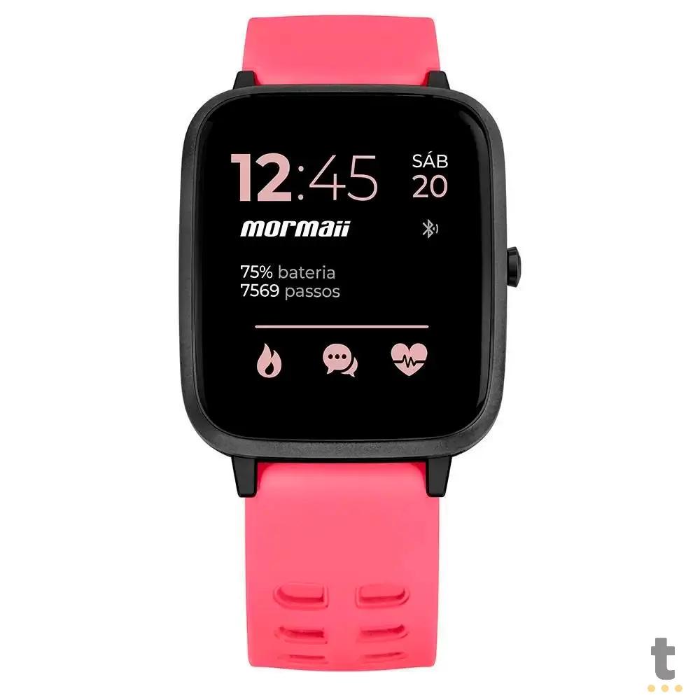 Relógio de Pulso SmartWatch Mormaii Life Rosa - MOLIFEAG/8R Truedata