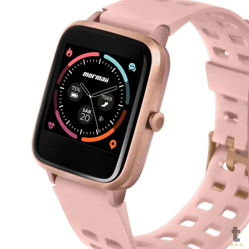 Relógio de Pulso SmartWatch Mormaii Life Rosé - MOLIFEAA/8J Truedata