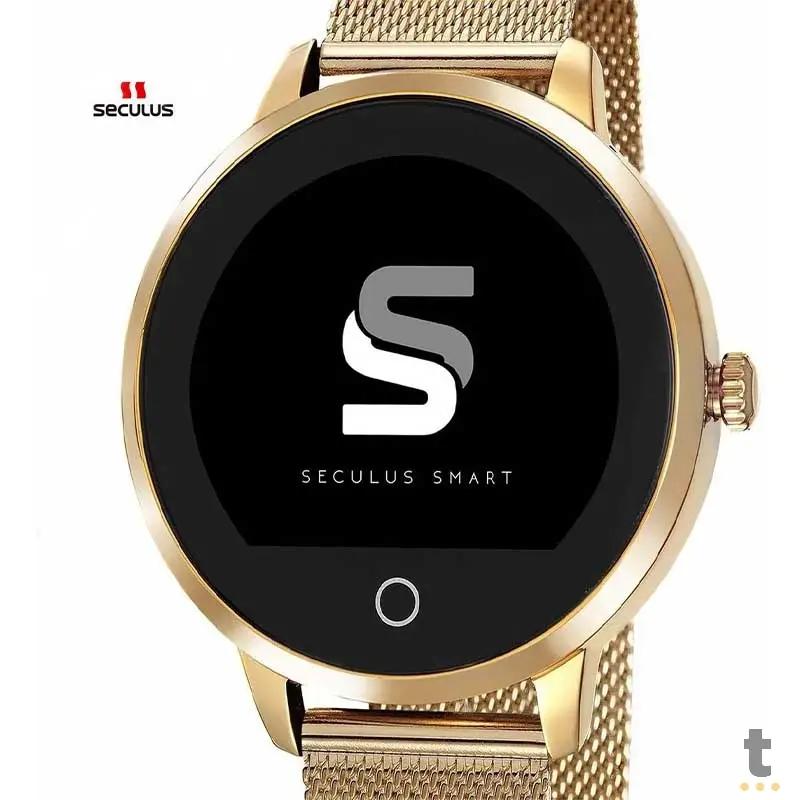 Relógio de Pulso SmartWatch Seculus em Malha de Aço - 79003LPSVDA2 Truedata