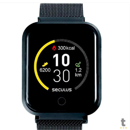 Relógio de Pulso SmartWatch Seculus em Malha de Aço / Sport - 79006MPSVPE2 Truedata