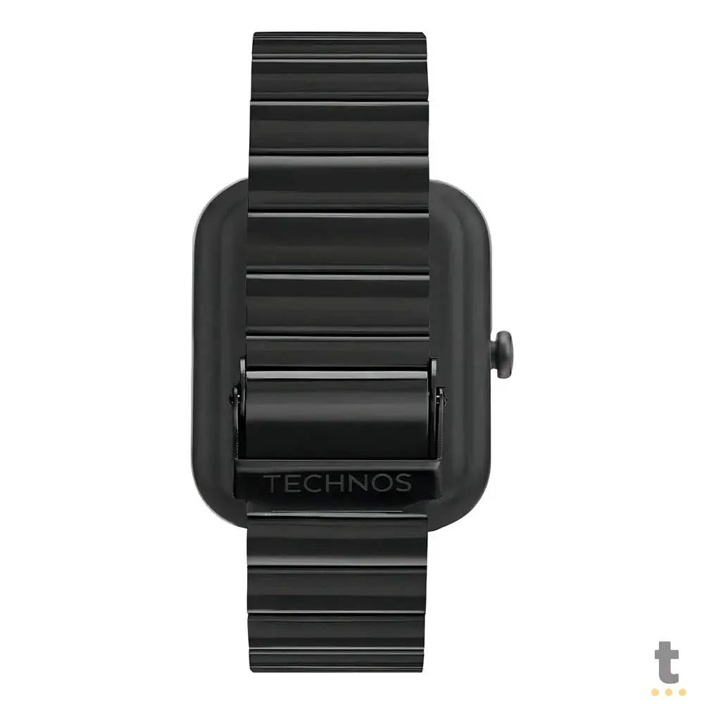 Relógio de Pulso SmartWatch Technos Connect Max C/ 2 Pulseiras Preto e Vinho - TMAXAI/7P Truedata