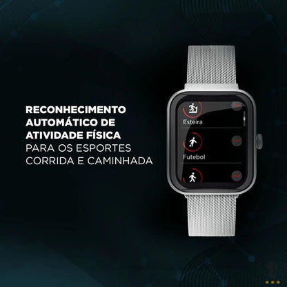 Relógio de Pulso SmartWatch Technos Connect Max Preto e Vermelho - TMAXAA/5P Truedata