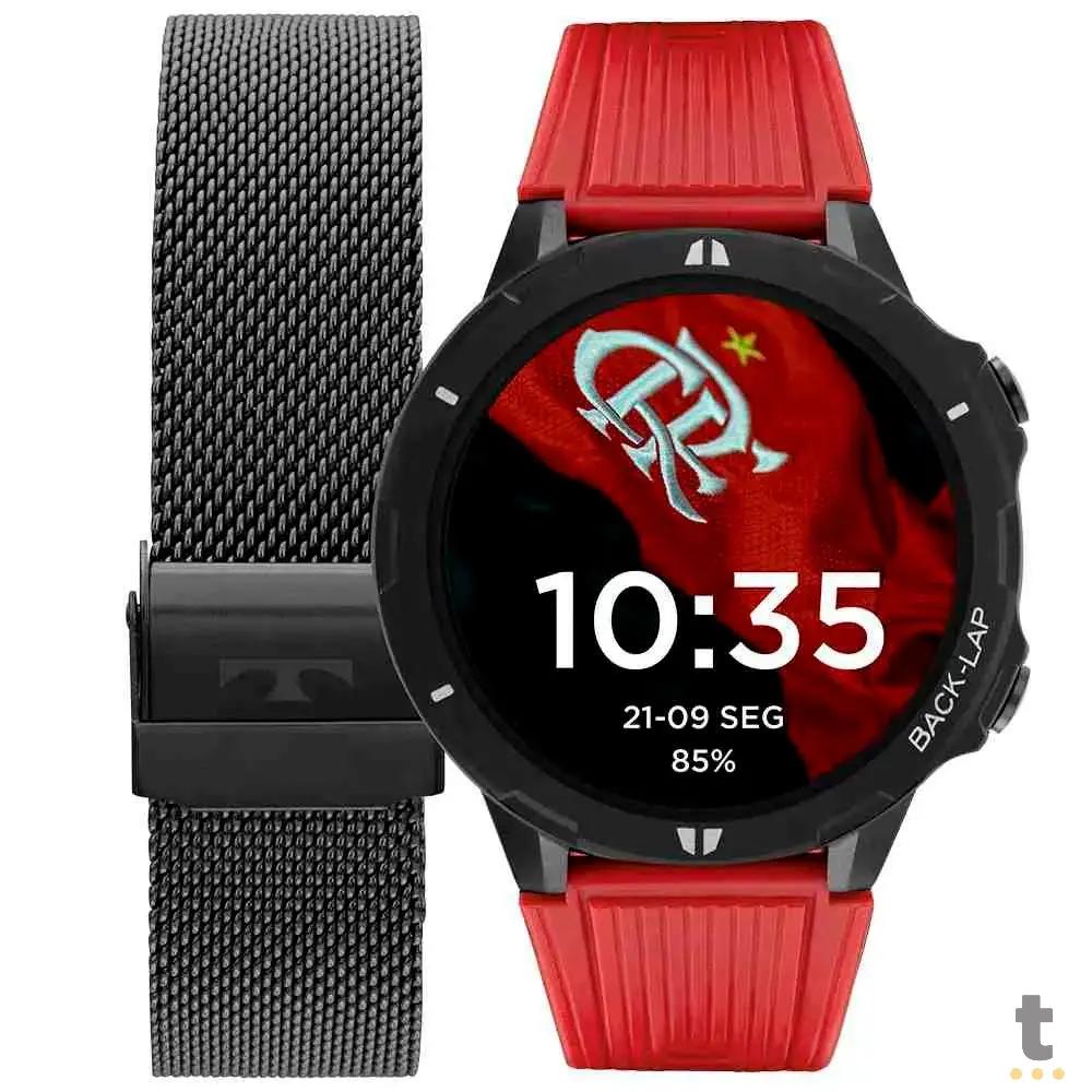 Relógio de Pulso SmartWatch Technos Connect Sports Flamengo Edição Especial - TSPORTSAF/7R Truedata