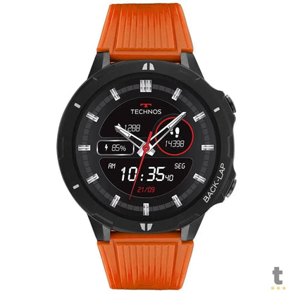 Relógio de Pulso SmartWatch Technos Connect Sports Laranja C/ Pulseira Adicional - TSPORTSAB/8L Truedata