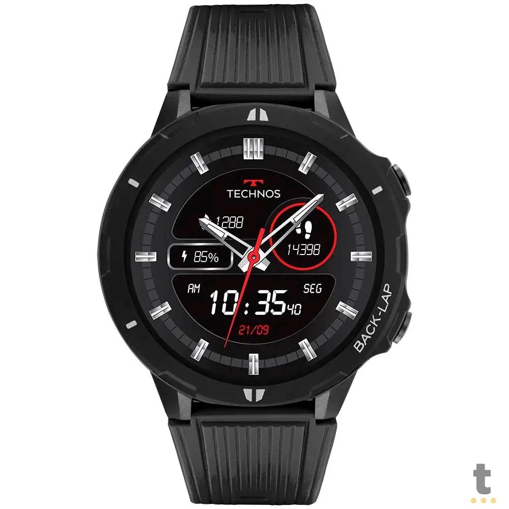 Relógio de Pulso SmartWatch Technos Connect Sports Preto - TSPORTSAA/8P Truedata