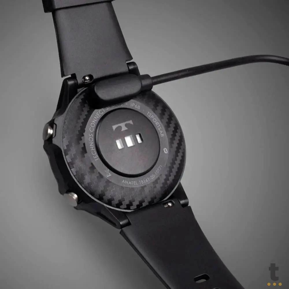 Relógio de Pulso SmartWatch Technos Connect Sports Preto - TSPORTSAA/8P Truedata