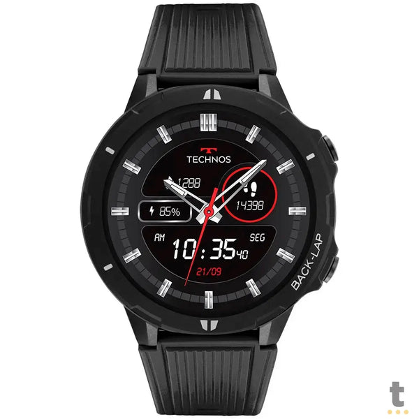 Relógio de Pulso SmartWatch Technos Connect Sports Preto - TSPORTSAA/8P