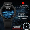 Relógio de Pulso SmartWatch Technos Connect Sports Preto - TSPORTSAA/8P Truedata