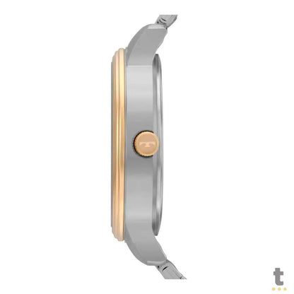 Relógio de Pulso Technos Bicolor em Aço - 2015CEQ/1X Truedata