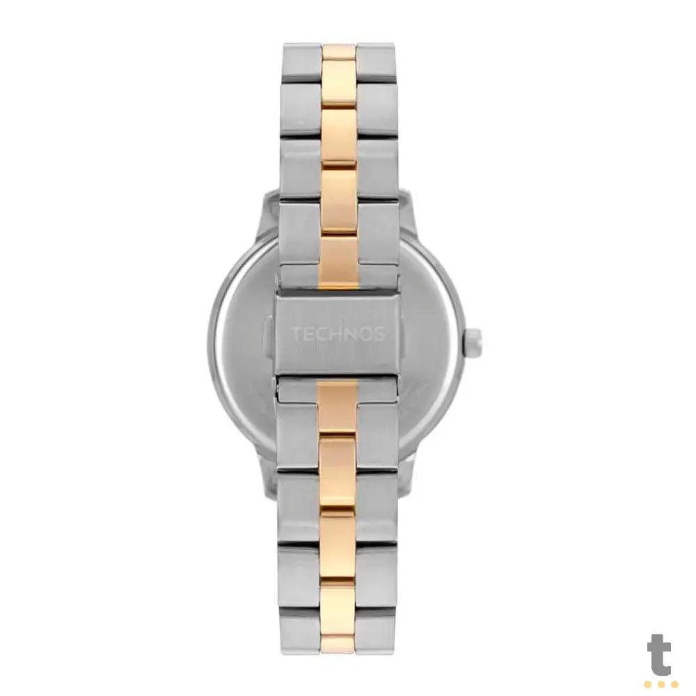 Relógio de Pulso Technos Bicolor em Aço - 2015CEQ/1X Truedata