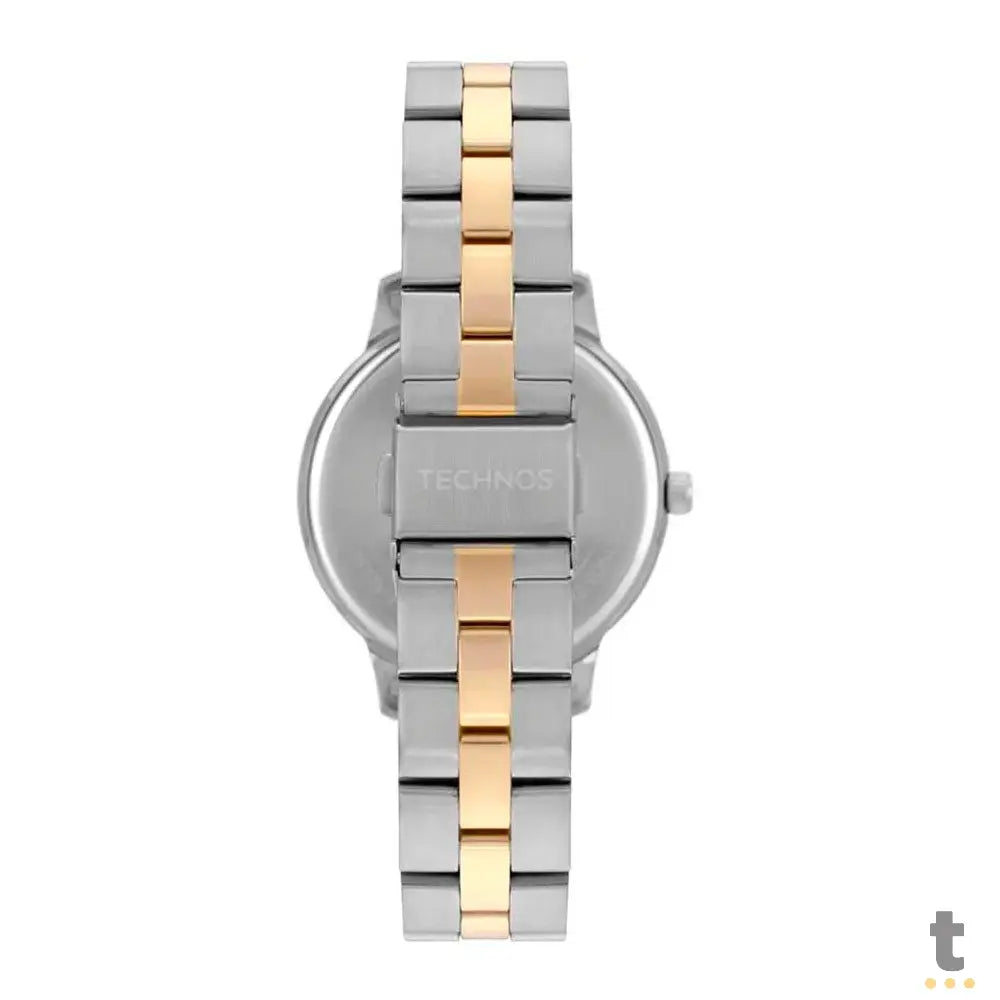 Relógio de Pulso Technos Bicolor em Aço - 2015CEQ/1X Truedata