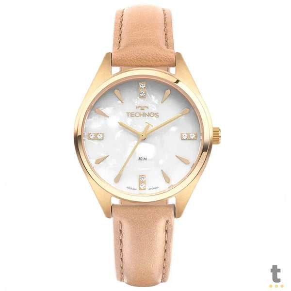 Relógio de Pulso Technos Boutique Dourado Pulseira em Couro - 2036MSB/0B
