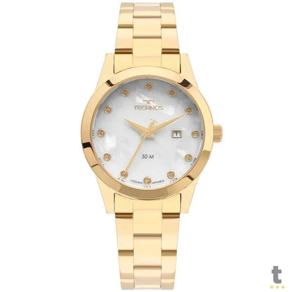 Relógio de Pulso Technos Boutique em Aço Dourado - 2015CER/1B Truedata