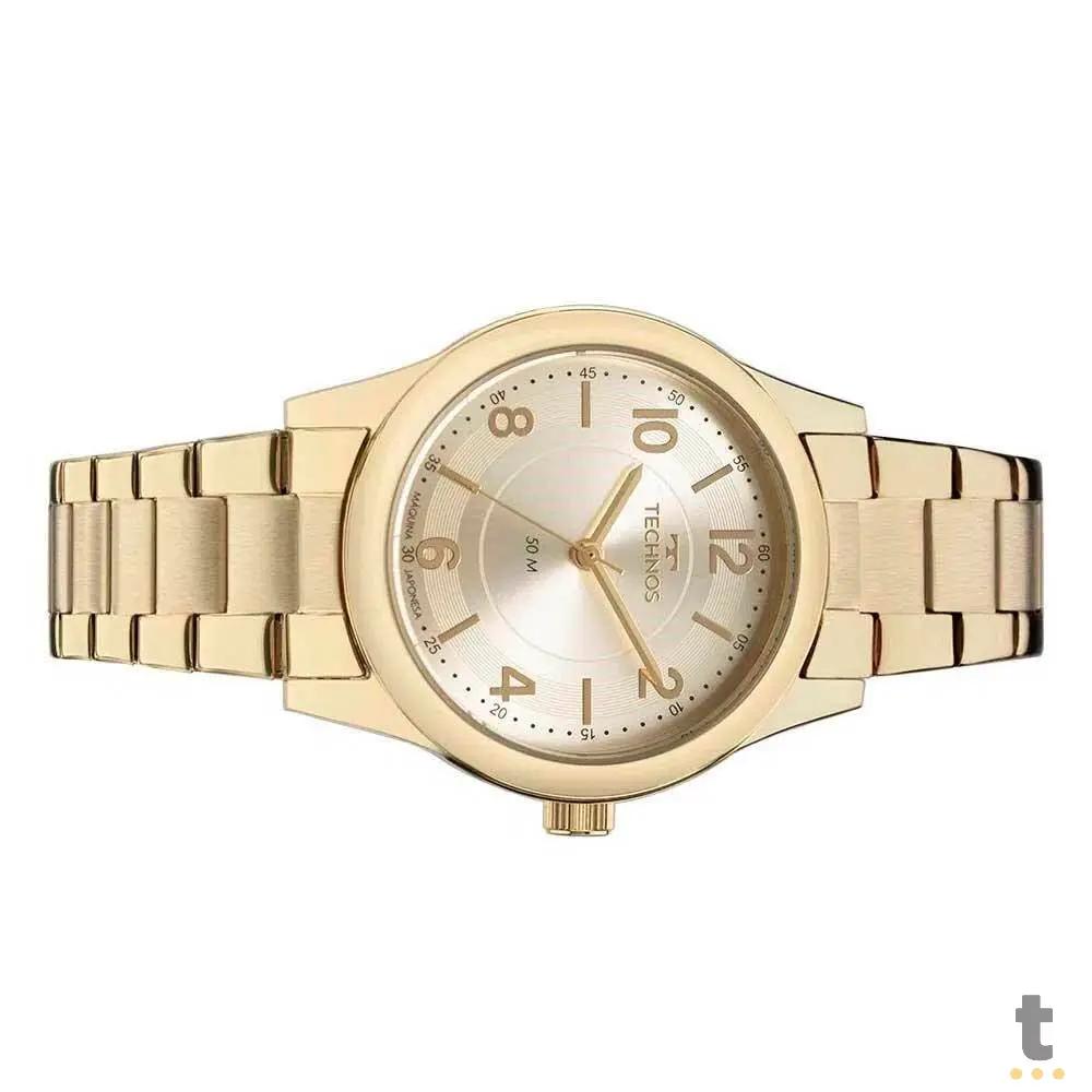 Relógio de Pulso Technos Boutique em Aço Dourado - 2035MFTS/4X Truedata