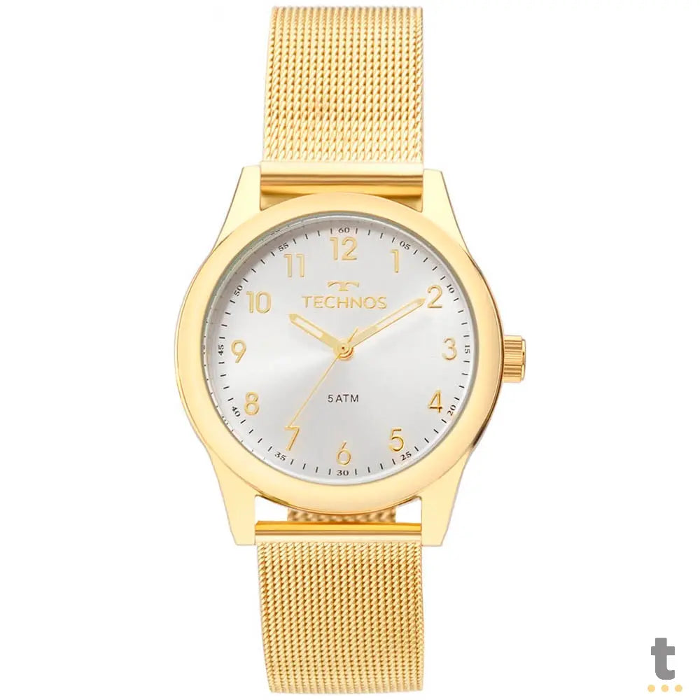 Relógio de Pulso Technos Boutique em Aço Dourado - 2035MKL/4K Truedata