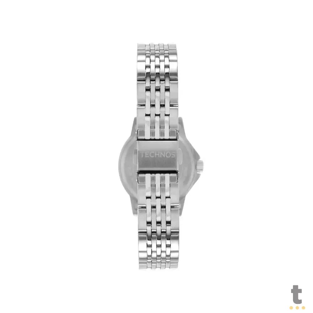 Relógio de Pulso Technos Boutique em Aço Prata C/ Mostrador Rosé - 2035MXD/1T Truedata
