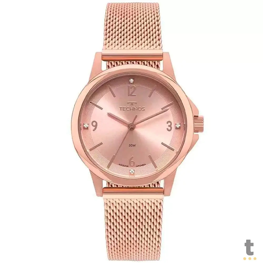 Relógio de Pulso Technos Boutique em Aço Rose - 2035MVF/1J Truedata