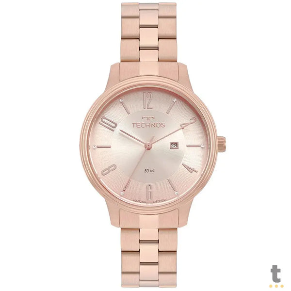 Relógio de Pulso Technos Dress em Aço Rose - 2015CCH/1J