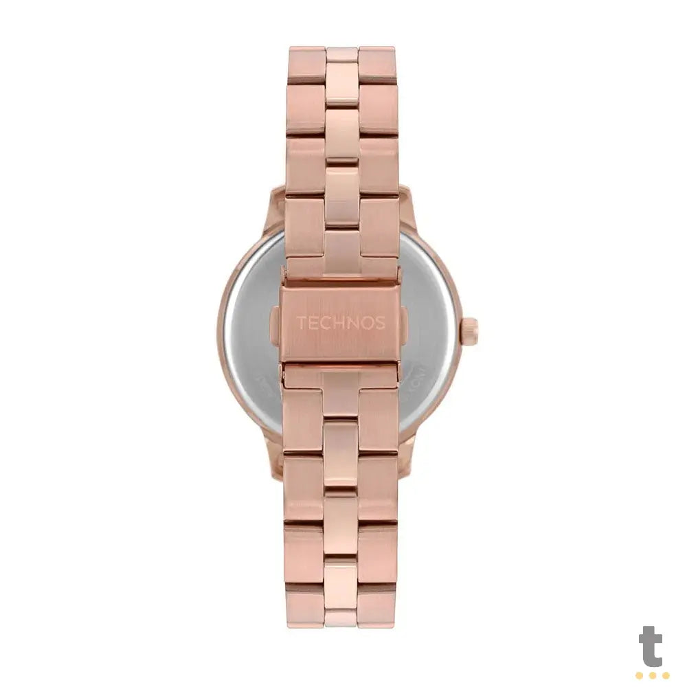 Relógio de Pulso Technos Dress em Aço Rose - 2015CCH/1J Truedata