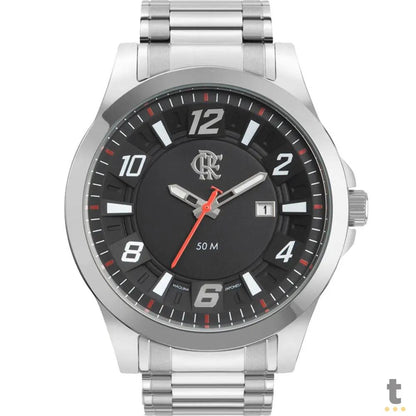 Relógio de Pulso Technos Flamengo Preto C/ Pulseira em Aço - FLA2117LDFS/1P Truedata