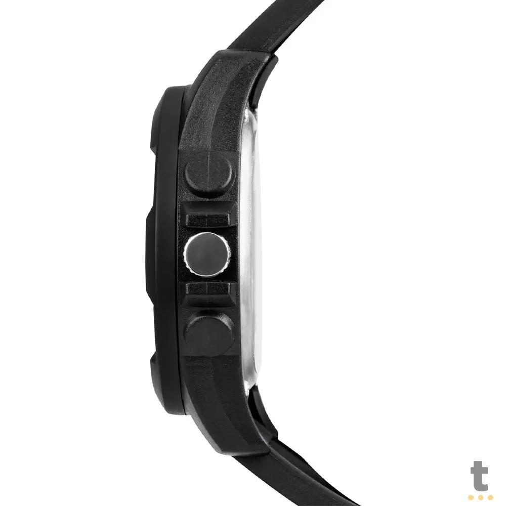 Relógio de Pulso Technos Flamengo Preto Pulseira em Silicone - FLAMOPC21JAS/8R Truedata