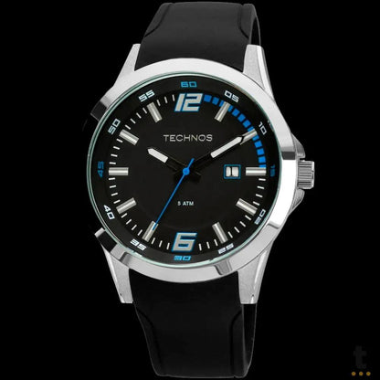 Relógio de Pulso Technos Performance em Silicone Preto - 2115KPT/8A Truedata