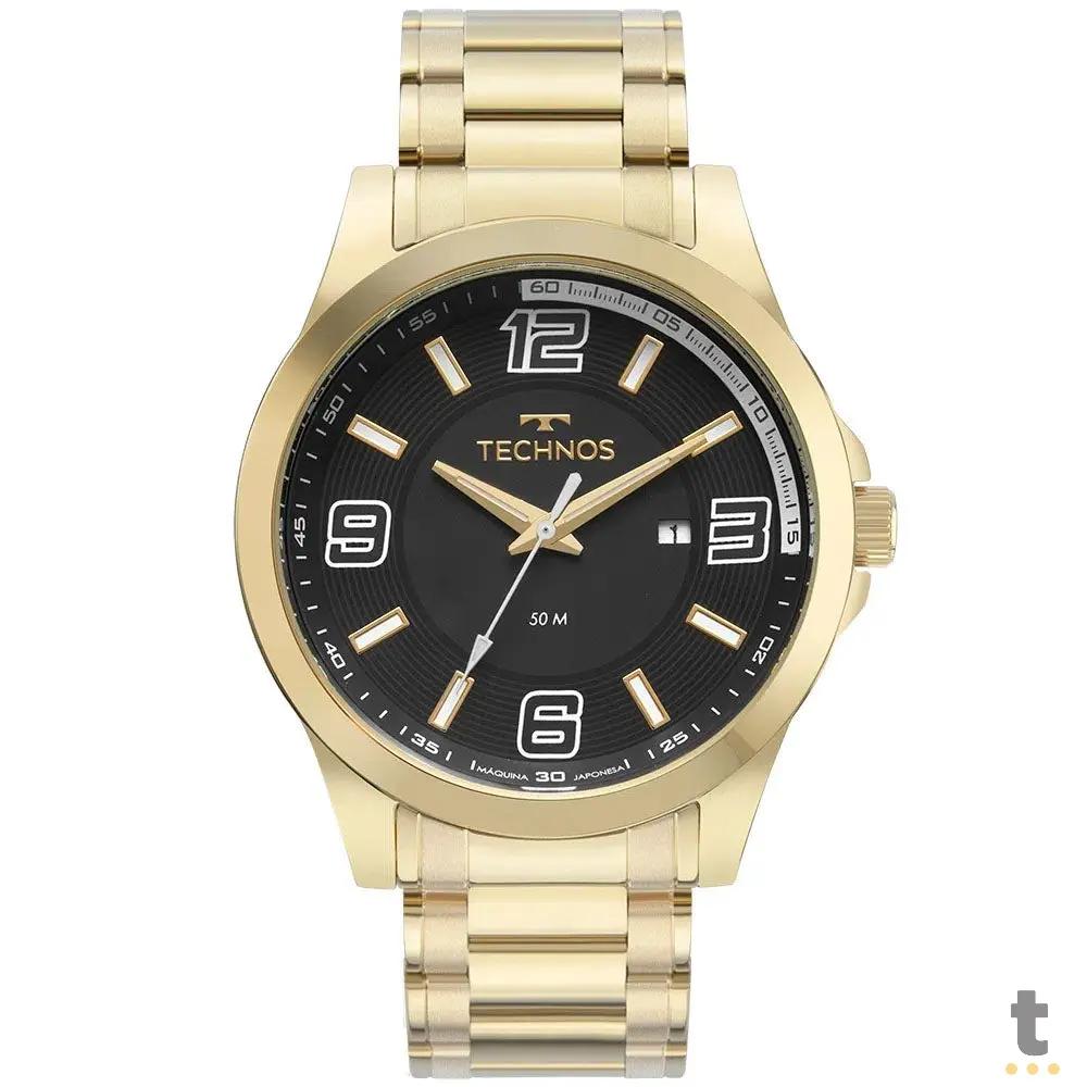 Relógio de Pulso Technos Racer em Aço Dourado - 2115NBA/1D Truedata